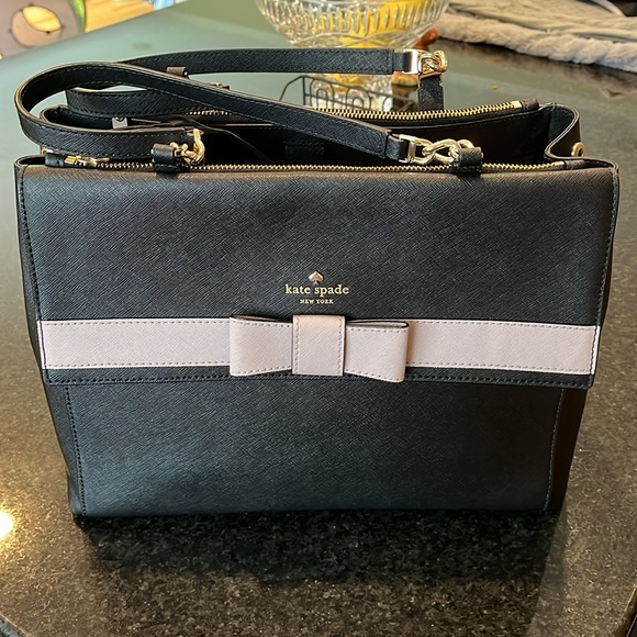 Kate Spade Black and Pink Satchel - Picture 4 of 10